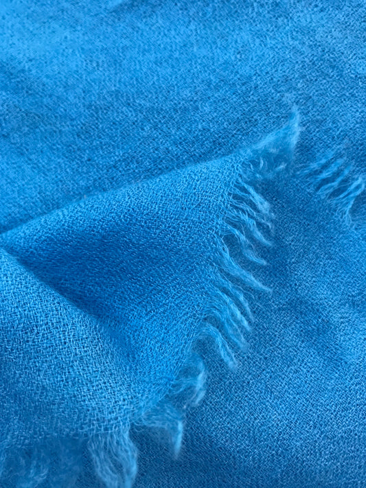 Laya Cashmere Scarf - Skyblue