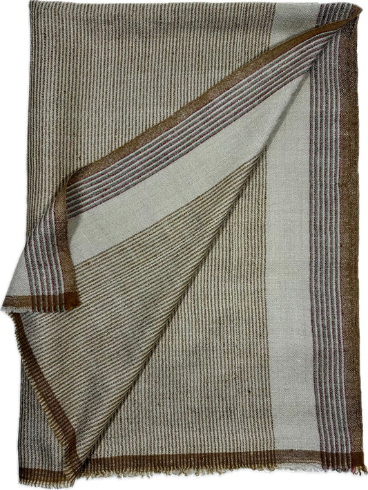 Kashmiri Classic Shawl - Sahara Lines