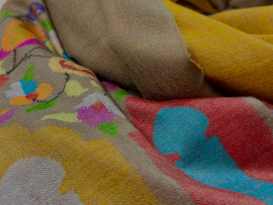 Kani Cashmere Shawl - Reversible