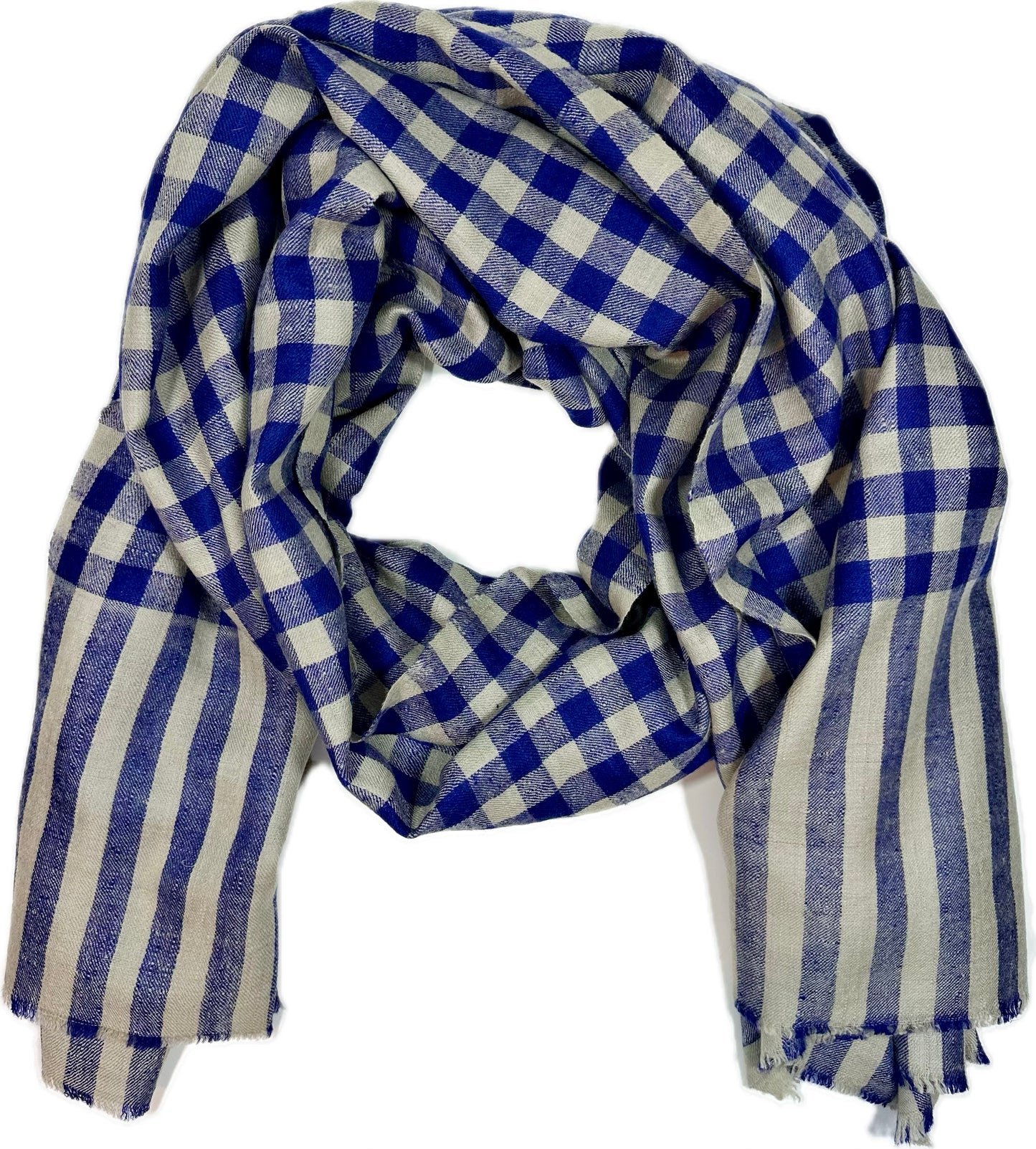 Kashmiri Classics Stole - Alpine Check