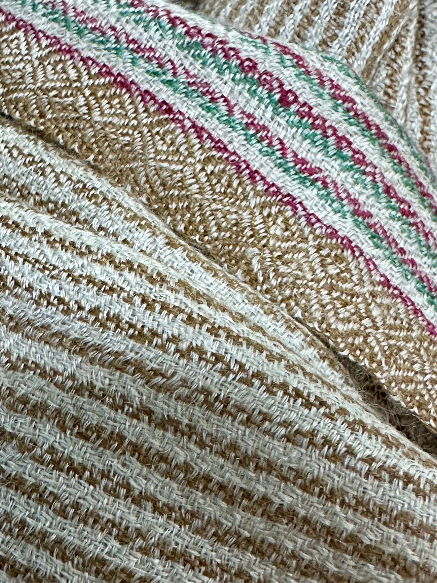 Kashmiri Classic Shawl - Sahara Lines