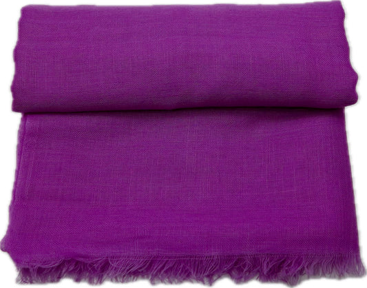 Châle en cachemire Tanu - Prune